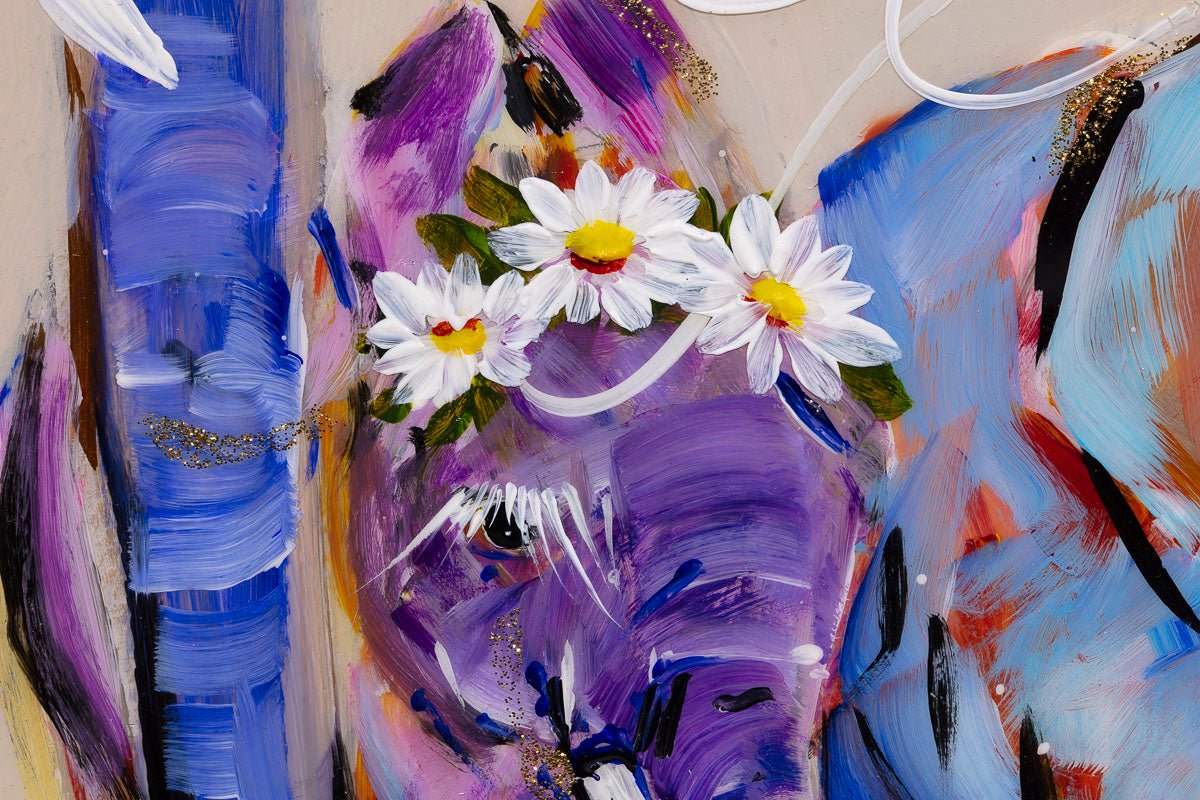 A Mother's Life - Original - SOLD by artist Rozanne Bell - Wyecliffe Galleries