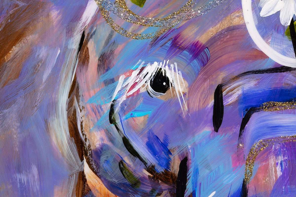 A Mother's Life - Original - SOLD by artist Rozanne Bell - Wyecliffe Galleries