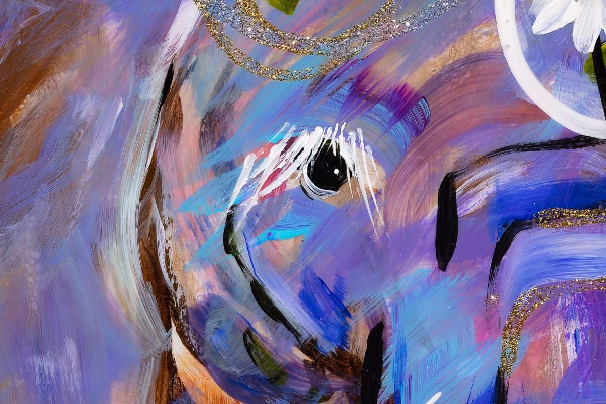 A Mother's Life - Original - SOLD by artist Rozanne Bell - Wyecliffe Galleries