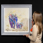 A Mother's Life - Original - SOLD by artist Rozanne Bell - Wyecliffe Galleries