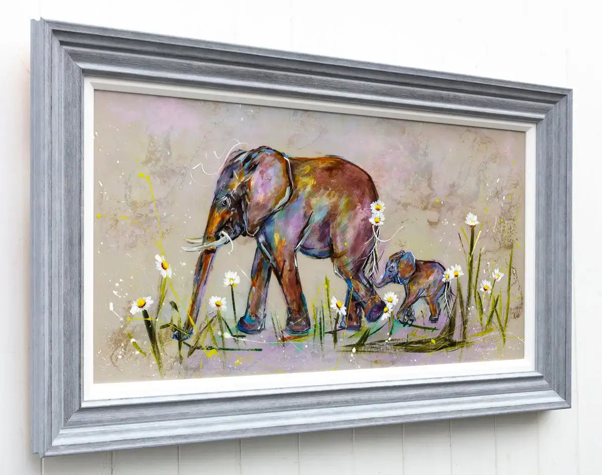 A Mother's Love is Unconditional - Original - SOLD by artist Rozanne Bell - Wyecliffe Galleries