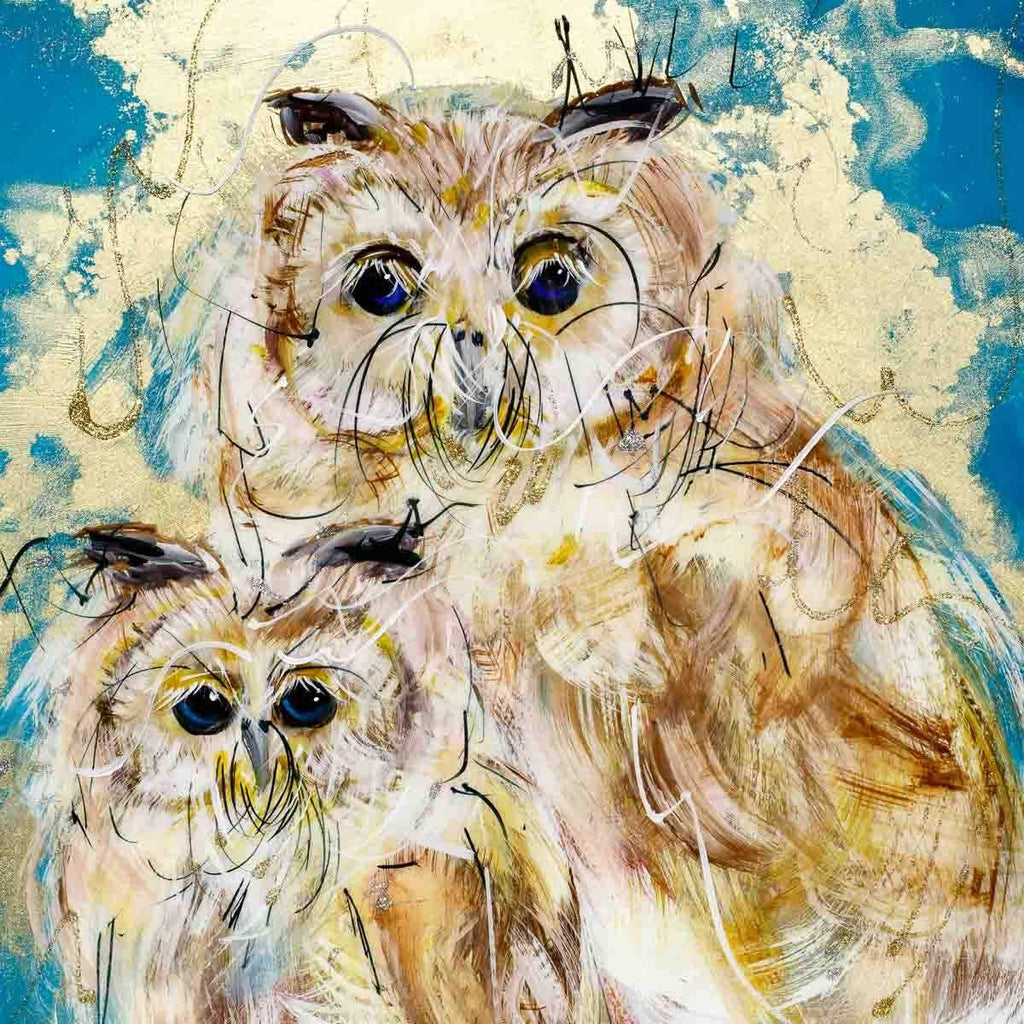 A Mother's Love - Original - SOLD by artist Rozanne Bell - Wyecliffe Galleries