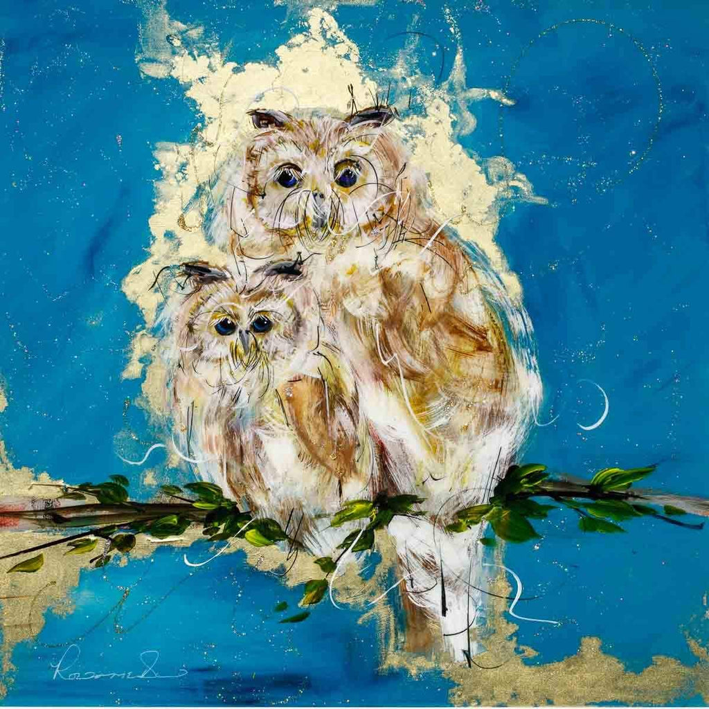 A Mother's Love - Original - SOLD by artist Rozanne Bell - Wyecliffe Galleries