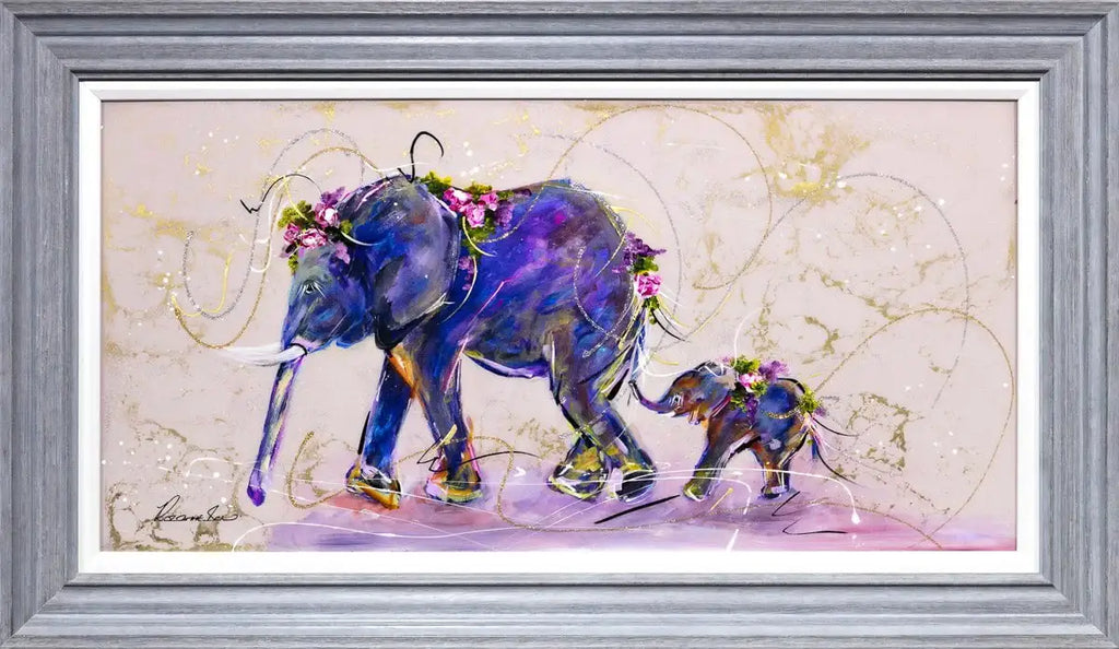 A Mothers Guidance - Original - SOLD by artist Rozanne Bell - Wyecliffe Galleries