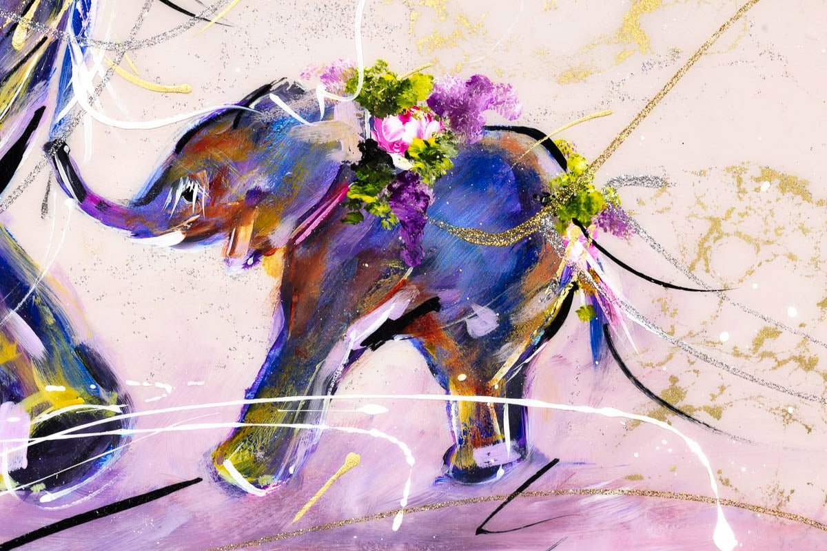 A Mothers Guidance - Original - SOLD by artist Rozanne Bell - Wyecliffe Galleries