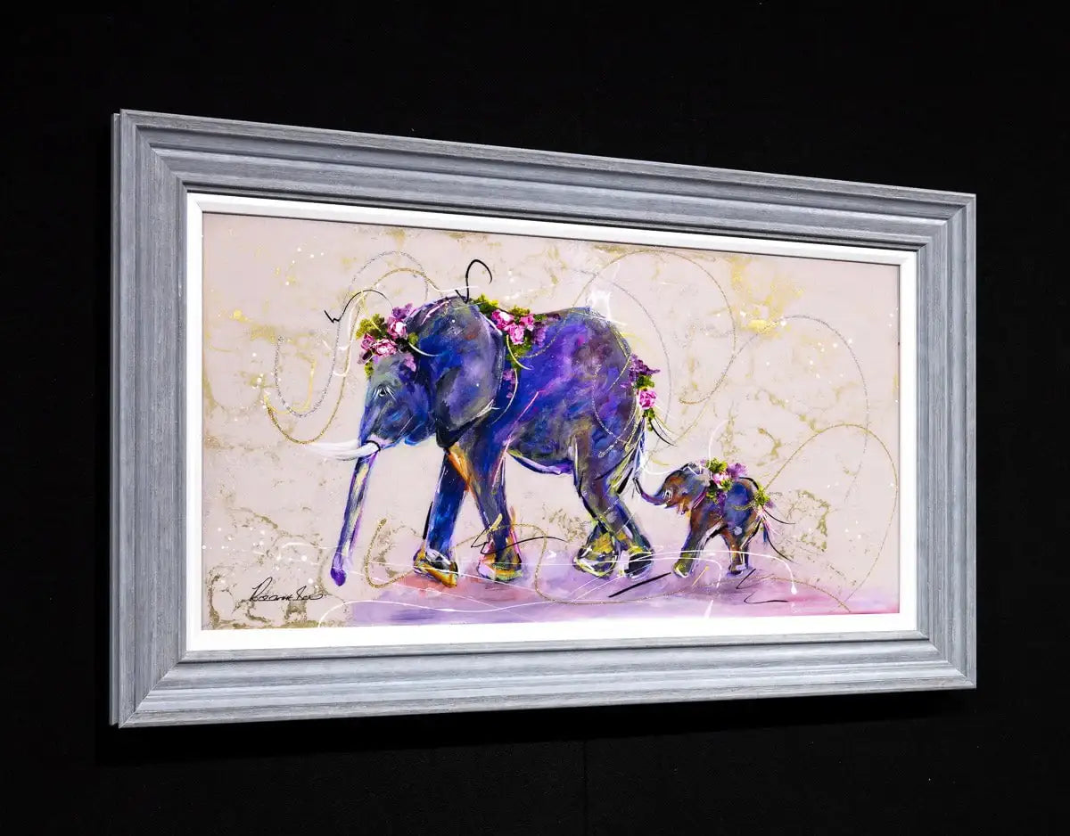 A Mothers Guidance - Original - SOLD by artist Rozanne Bell - Wyecliffe Galleries