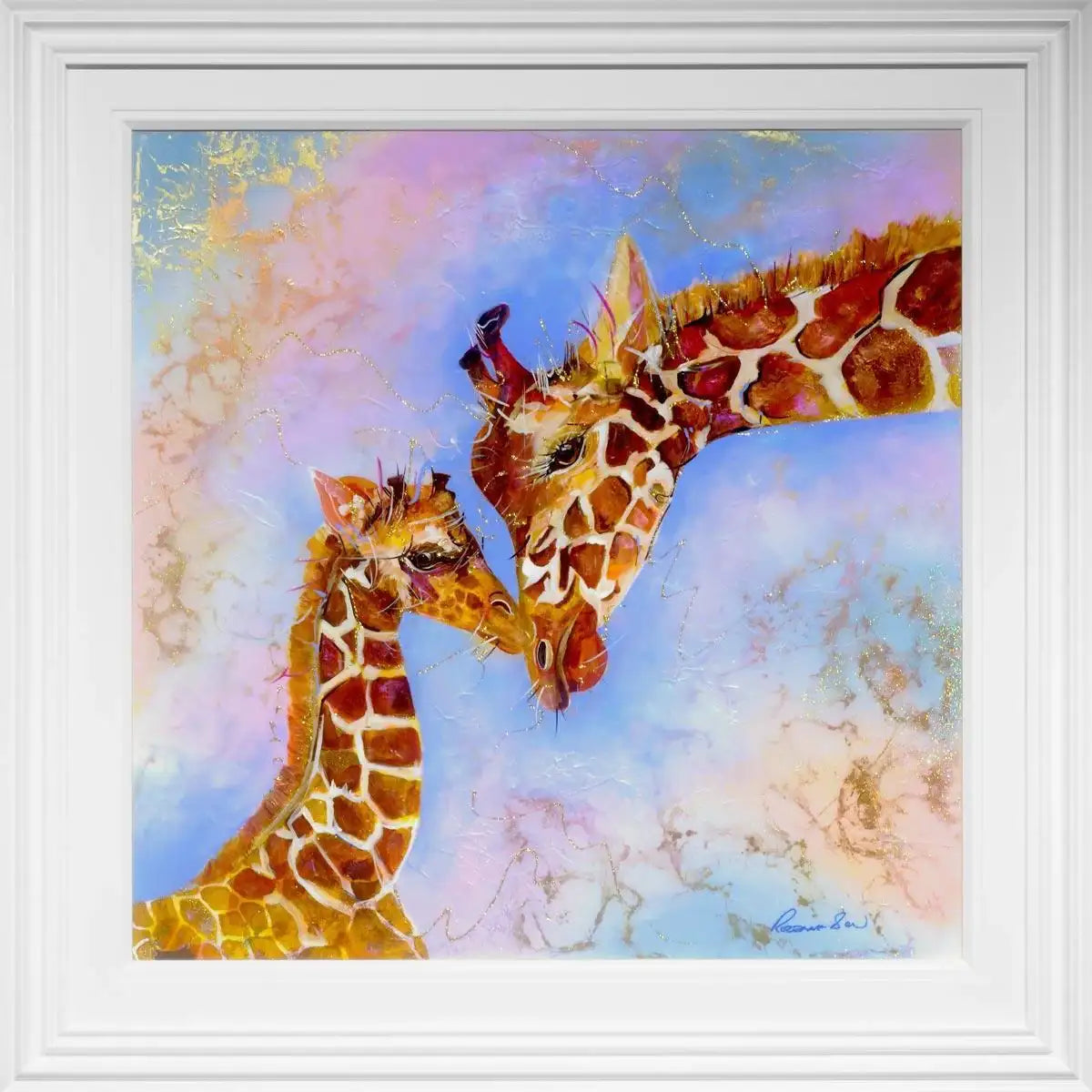 A Mothers Touch - SOLD by artist Rozanne Bell - Wyecliffe Galleries