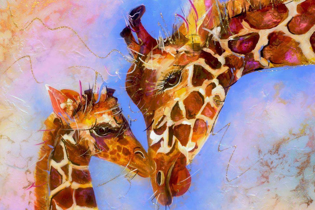 A Mothers Touch - SOLD by artist Rozanne Bell - Wyecliffe Galleries