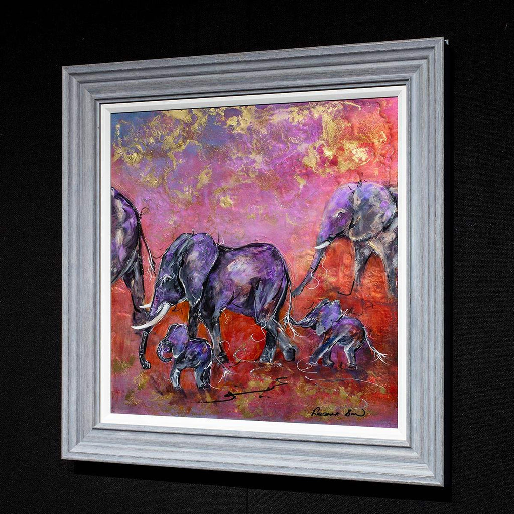 A Parade! - Original - SOLD by artist Rozanne Bell - Wyecliffe Galleries