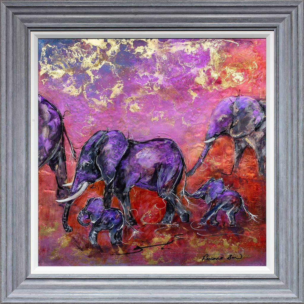 A Parade! - Original - SOLD by artist Rozanne Bell - Wyecliffe Galleries