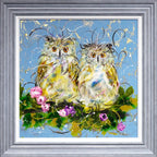 A Parliament - Original - SOLD by artist Rozanne Bell - Wyecliffe Galleries