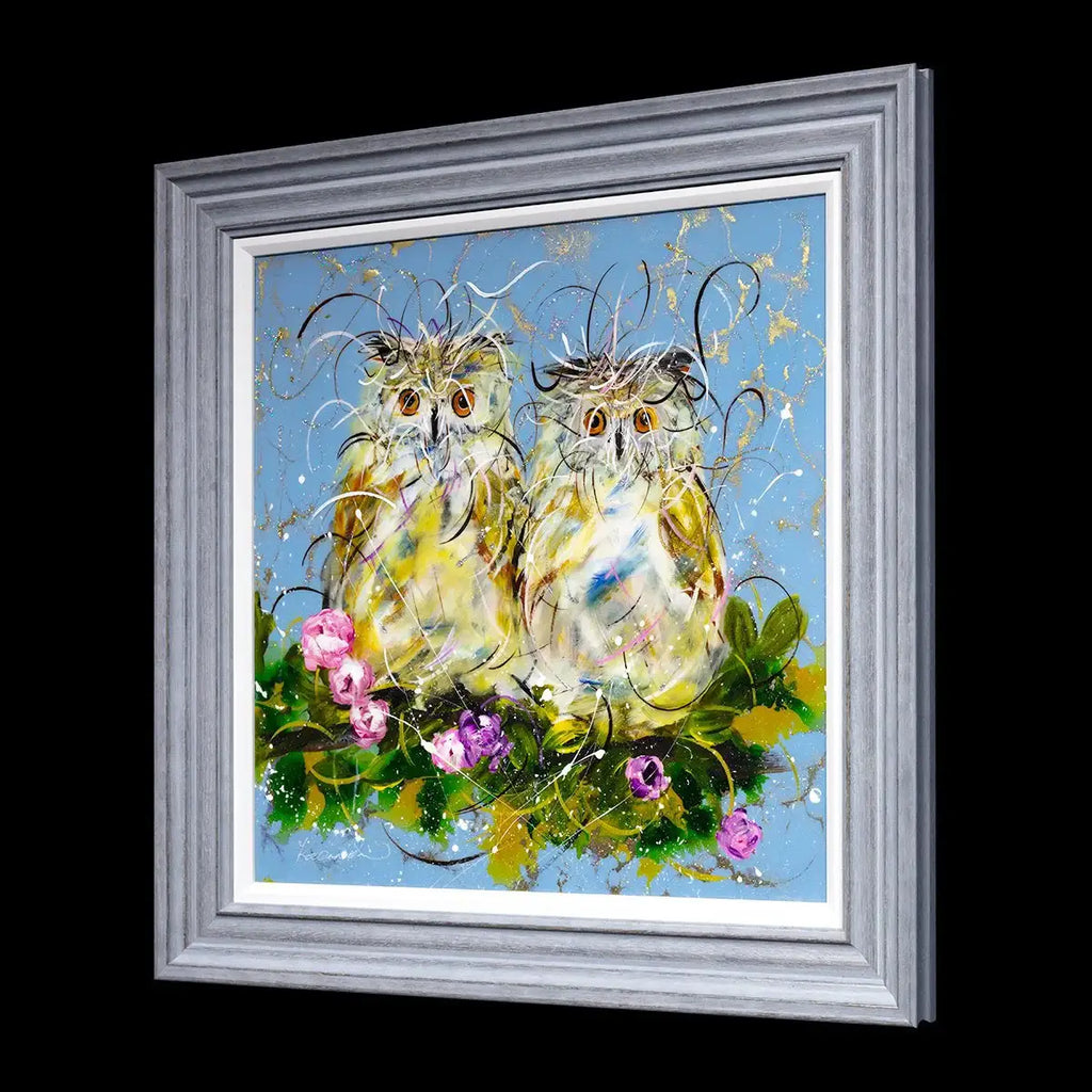 A Parliament - Original - SOLD by artist Rozanne Bell - Wyecliffe Galleries