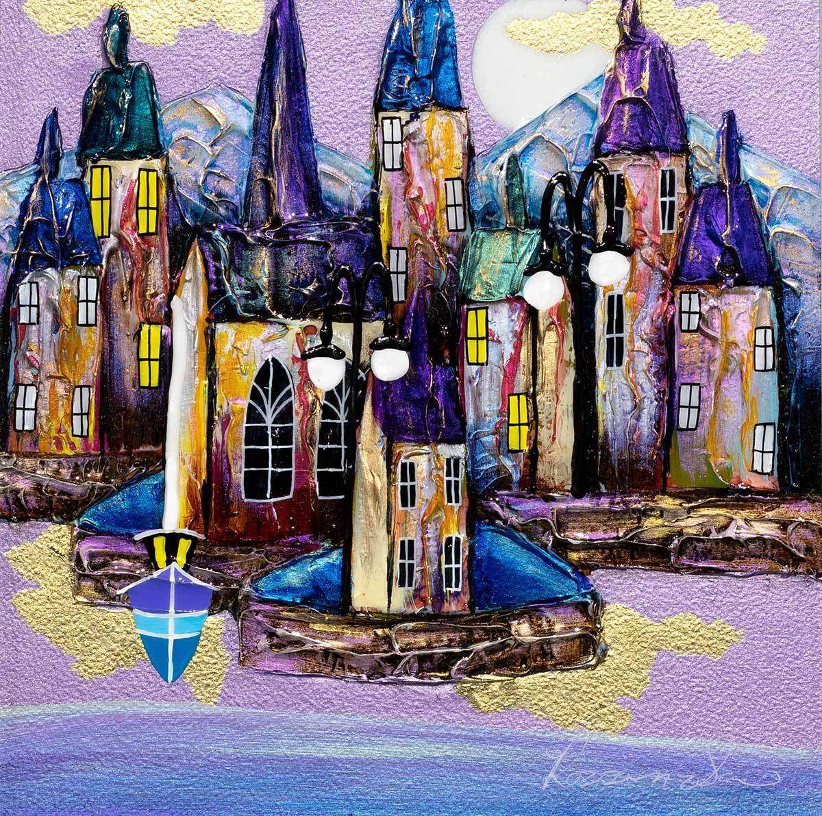 A Peaceful Place - Original - SOLD by artist Rozanne Bell - Wyecliffe Galleries