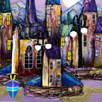 A Peaceful Place - Original - SOLD by artist Rozanne Bell - Wyecliffe Galleries