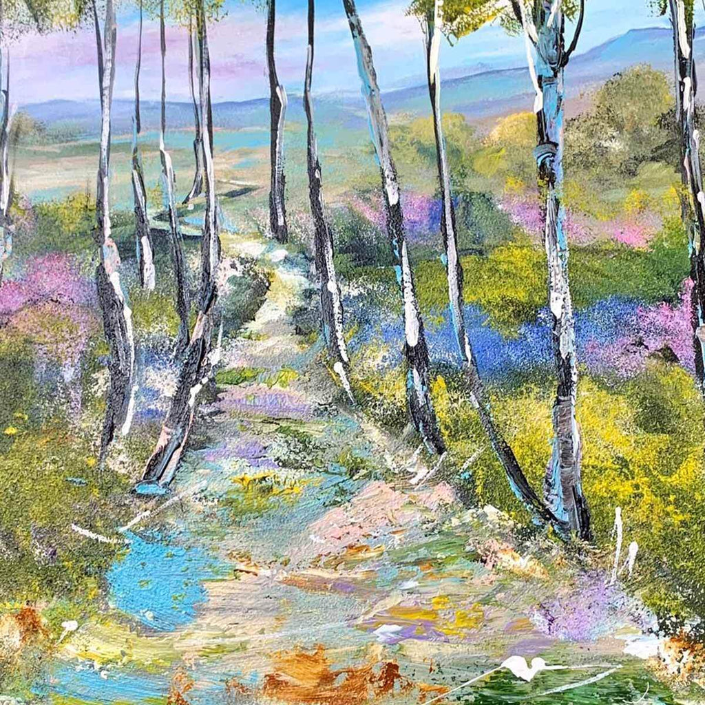 A Perfect Walk - Original - SOLD by artist Rozanne Bell - Wyecliffe Galleries