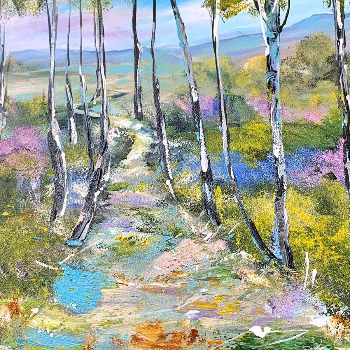 A Perfect Walk - Original - SOLD by artist Rozanne Bell - Wyecliffe Galleries