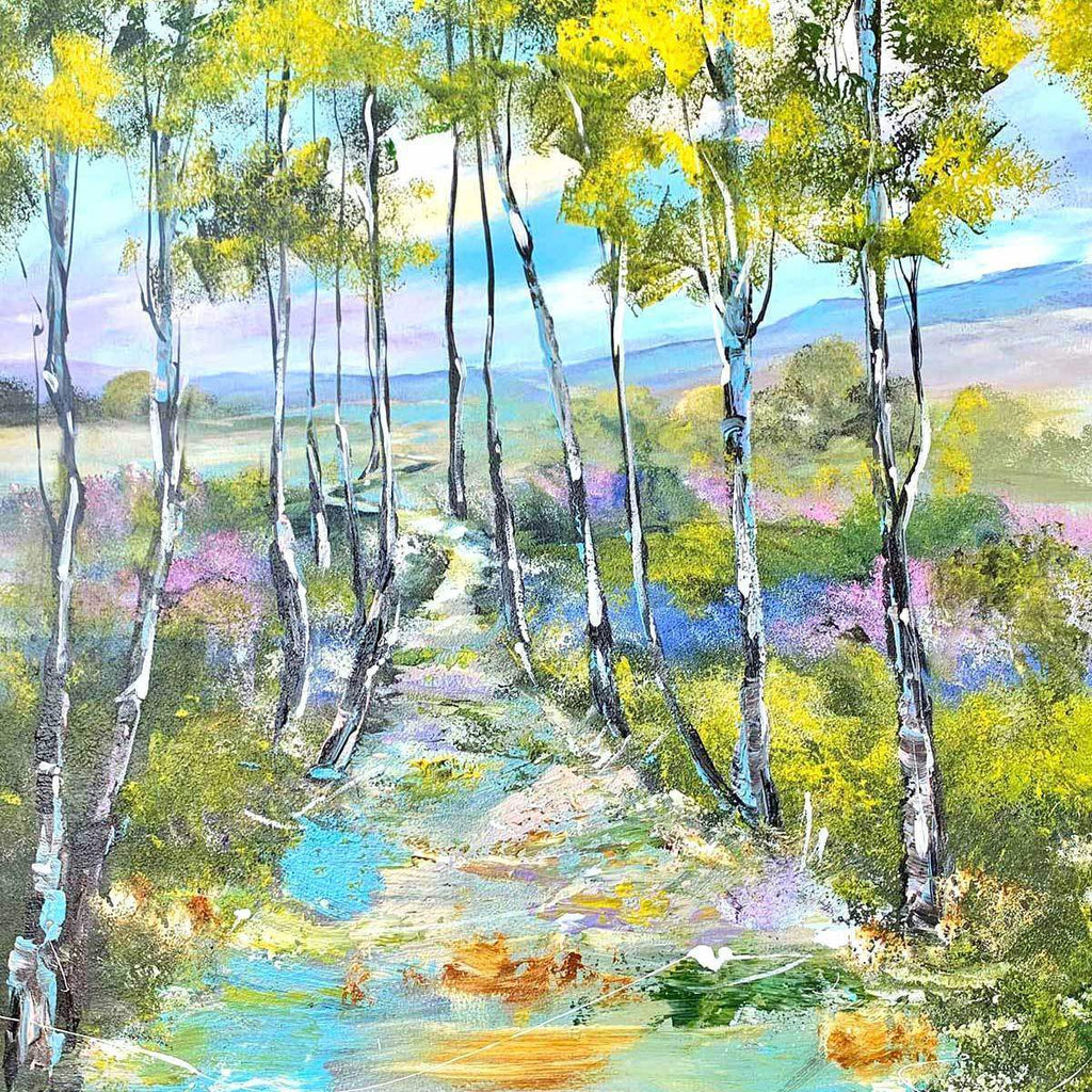 A Perfect Walk - Original - SOLD by artist Rozanne Bell - Wyecliffe Galleries