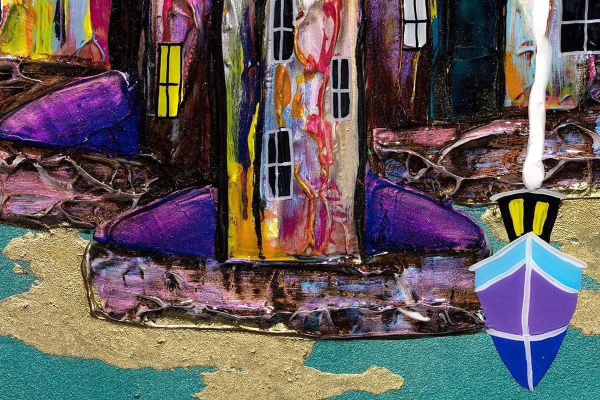 A Pleasant Place - Original - SOLD by artist Rozanne Bell - Wyecliffe Galleries