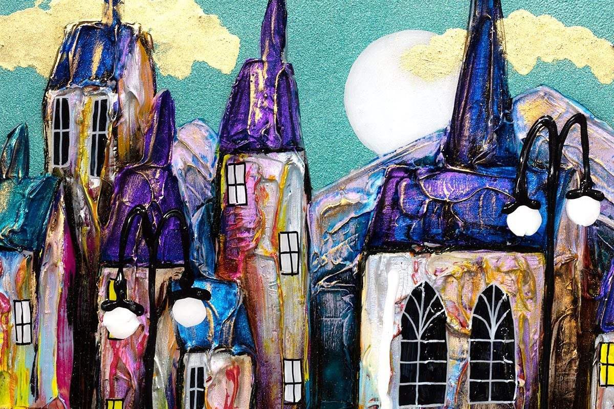 A Pleasant Place - Original - SOLD by artist Rozanne Bell - Wyecliffe Galleries