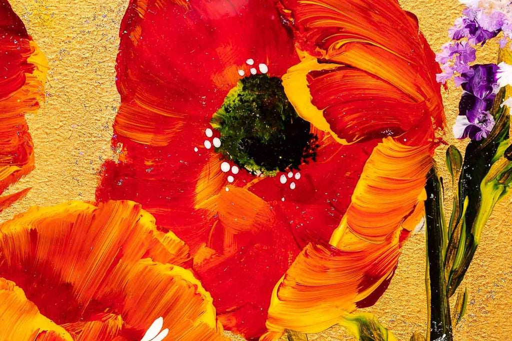 A Poppy For Everyone - Original - SOLD by artist Rozanne Bell - Wyecliffe Galleries