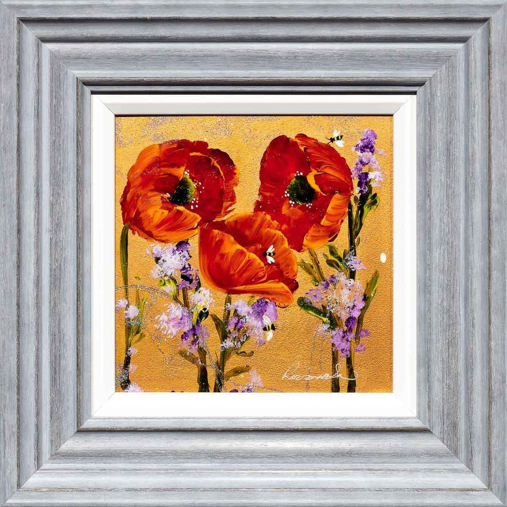 A Poppy For Everyone - Original - SOLD by artist Rozanne Bell - Wyecliffe Galleries