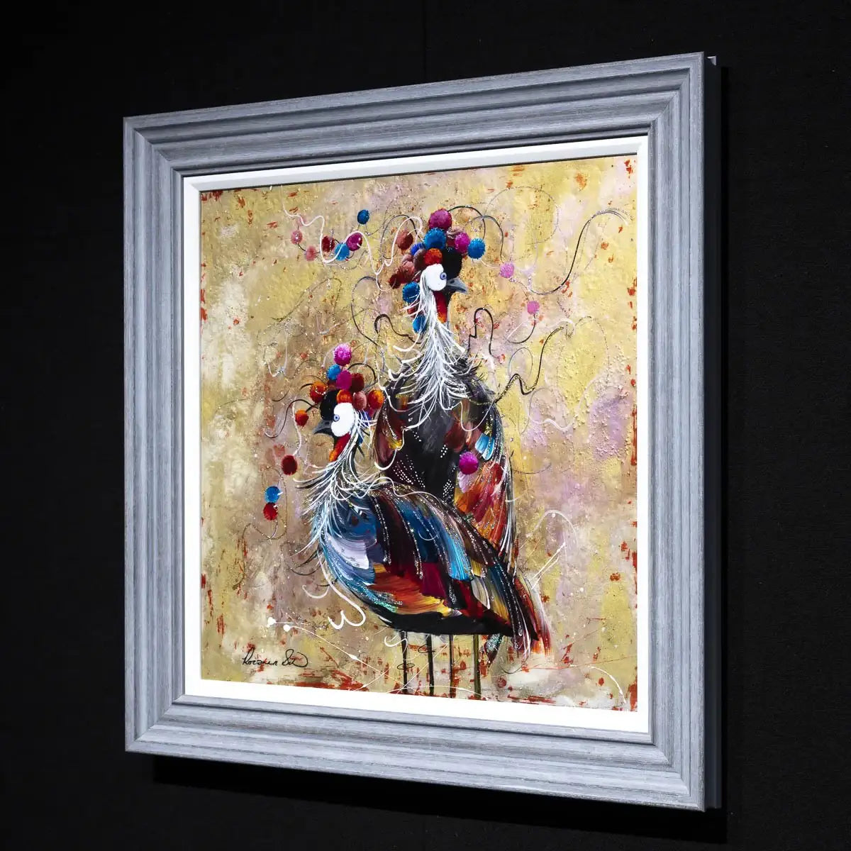 A Pretty Pair - Original - SOLD by artist Rozanne Bell - Wyecliffe Galleries