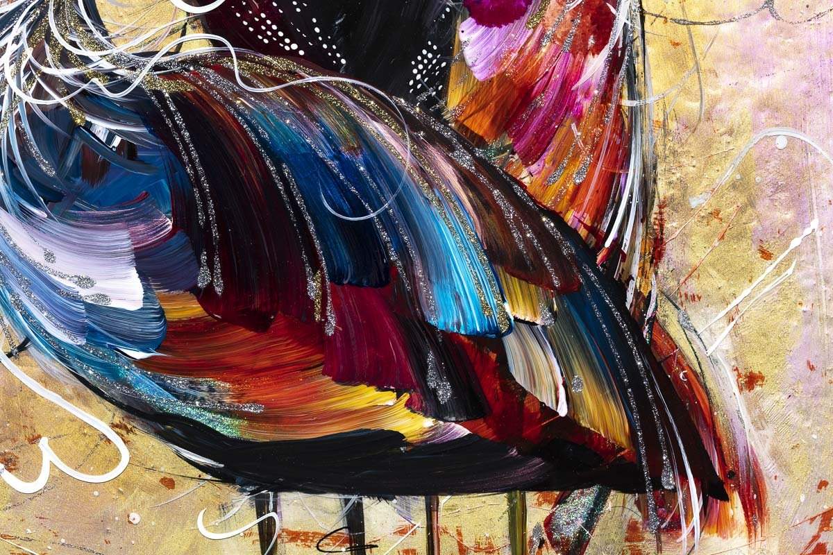 A Pretty Pair - Original - SOLD by artist Rozanne Bell - Wyecliffe Galleries