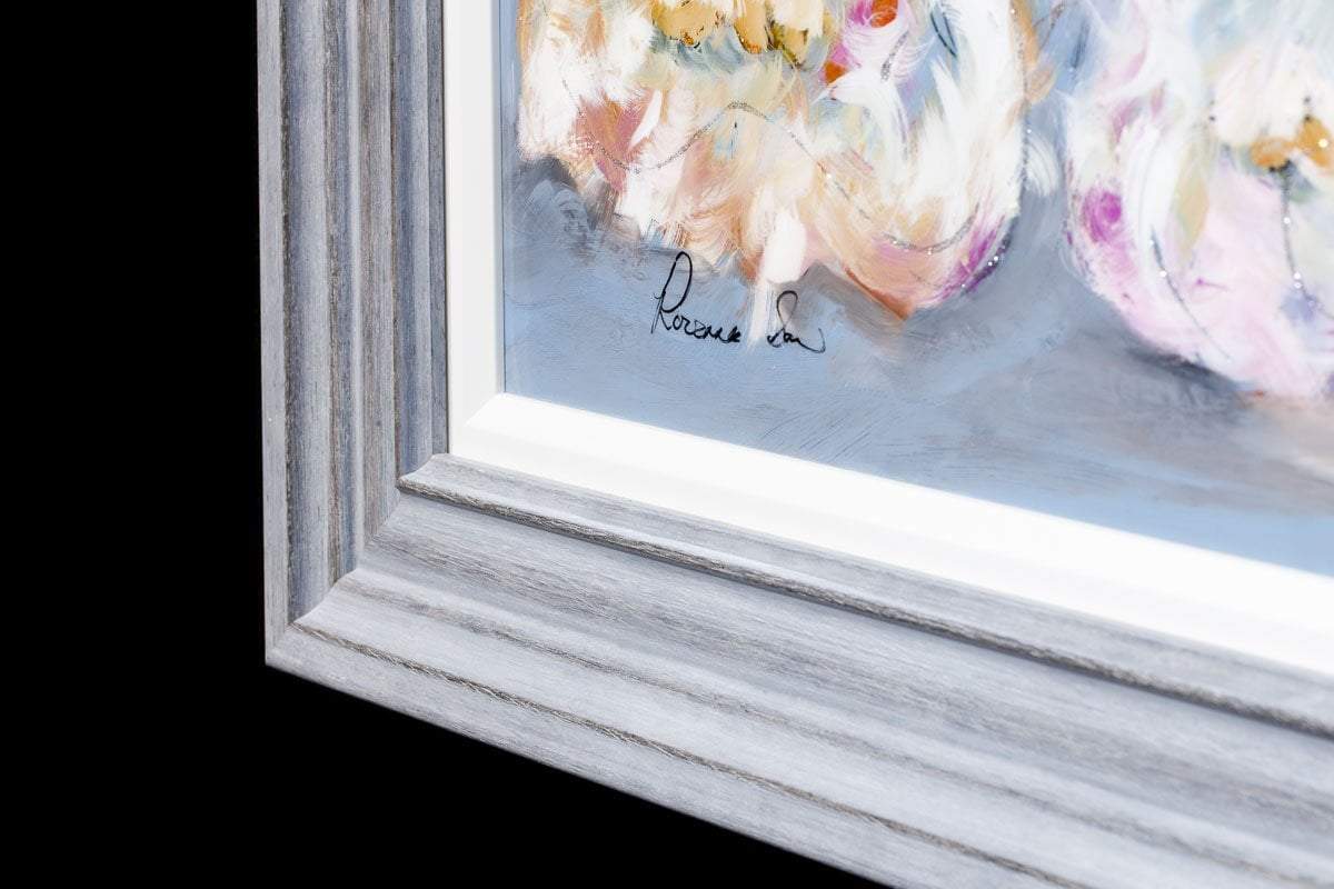 A Purrfect Pair - Original Rozanne Bell Framed
