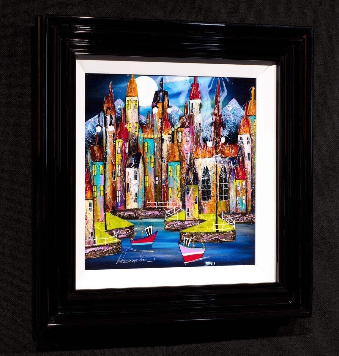 A Quiet Night I - Original - SOLD by artist Rozanne Bell - Wyecliffe Galleries