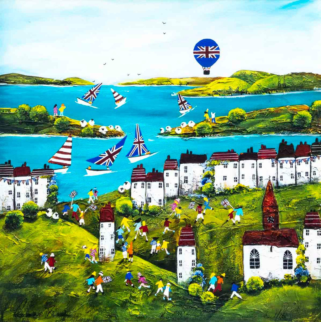 A Royal Regatta - Boutique Edition - SOLD by artist Rozanne Bell - Wyecliffe Galleries