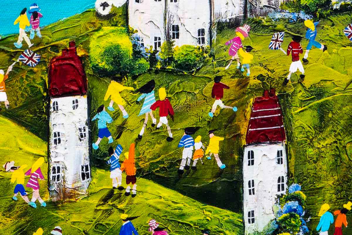 A Royal Regatta - Boutique Edition - SOLD by artist Rozanne Bell - Wyecliffe Galleries