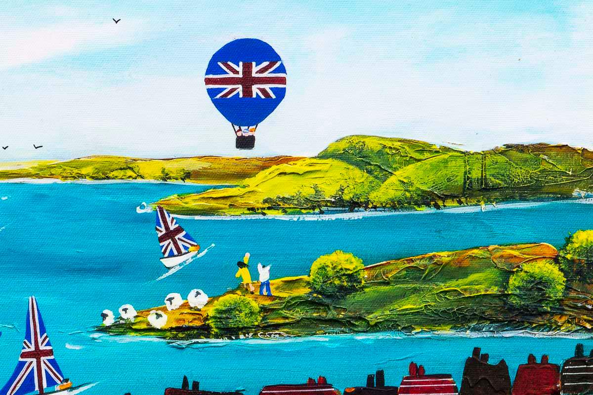A Royal Regatta - Boutique Edition - SOLD by artist Rozanne Bell - Wyecliffe Galleries