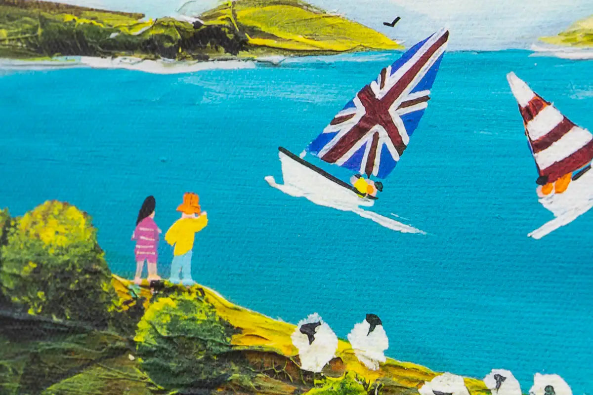A Royal Regatta - Boutique Edition - SOLD by artist Rozanne Bell - Wyecliffe Galleries