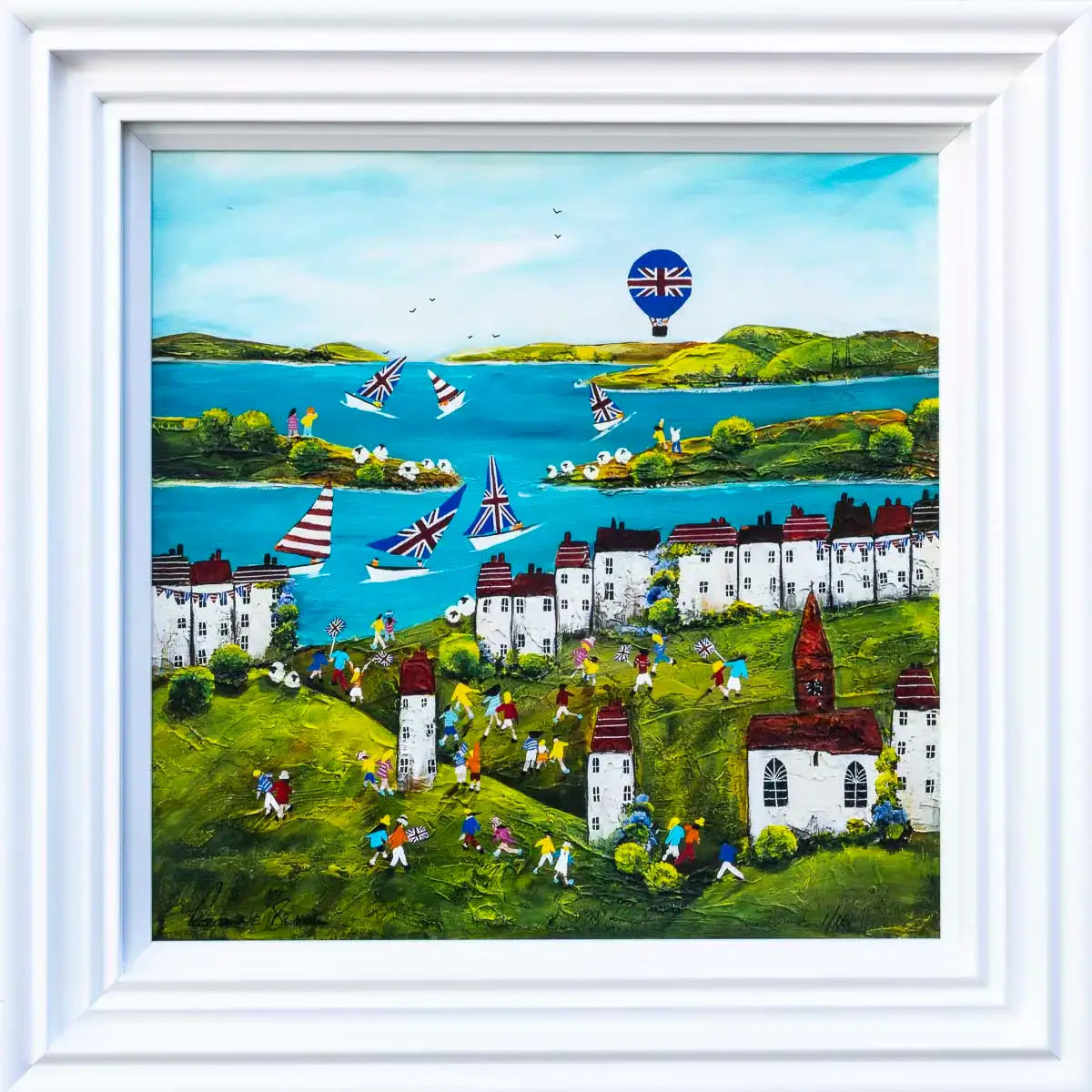 A Royal Regatta - Boutique Edition - SOLD by artist Rozanne Bell - Wyecliffe Galleries
