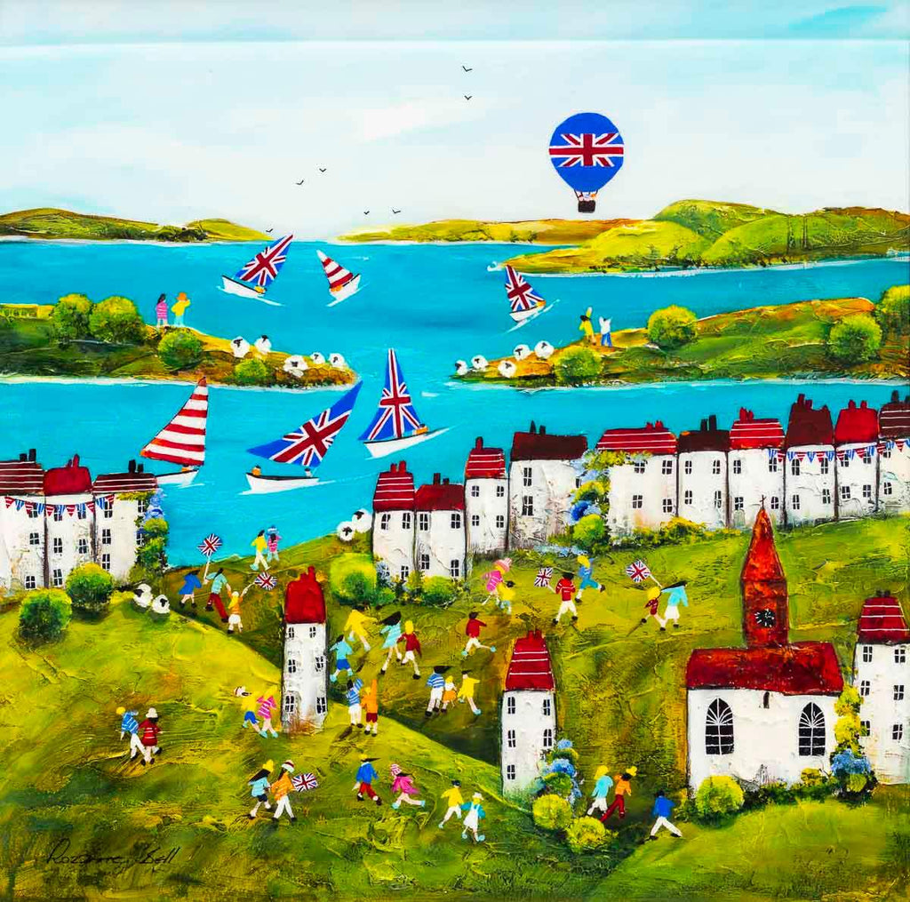 A Royal Regatta - Original - SOLD by artist Rozanne Bell - Wyecliffe Galleries