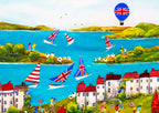 A Royal Regatta - Original - SOLD by artist Rozanne Bell - Wyecliffe Galleries