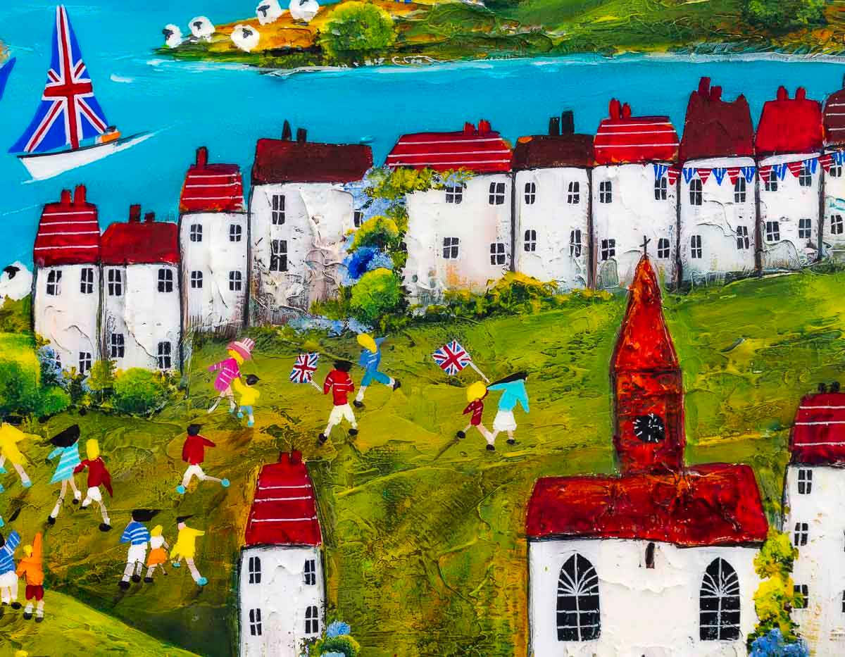 A Royal Regatta - Original - SOLD by artist Rozanne Bell - Wyecliffe Galleries