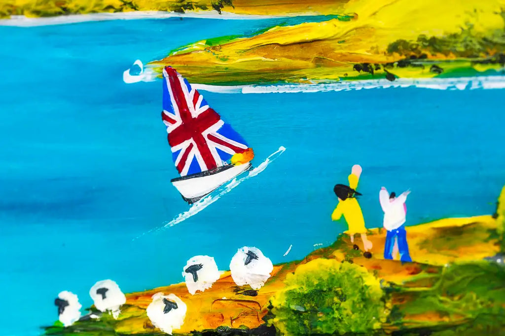 A Royal Regatta - Original - SOLD by artist Rozanne Bell - Wyecliffe Galleries