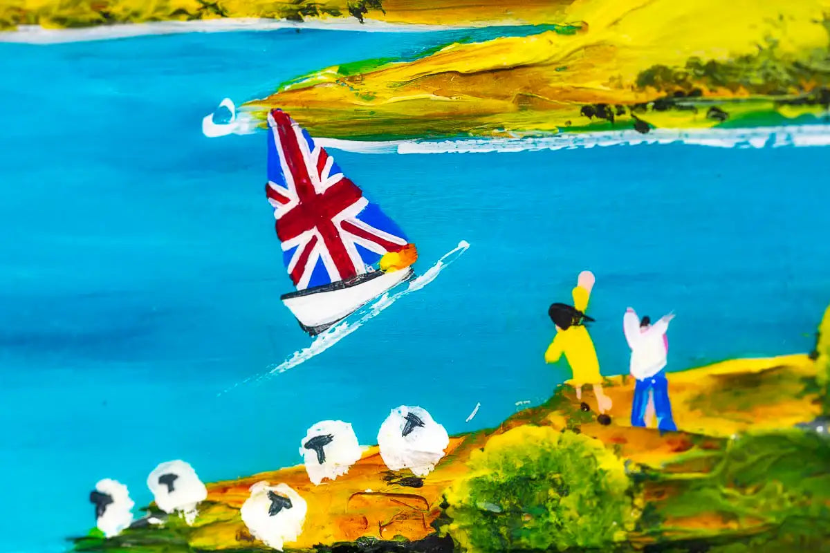 A Royal Regatta - Original - SOLD by artist Rozanne Bell - Wyecliffe Galleries