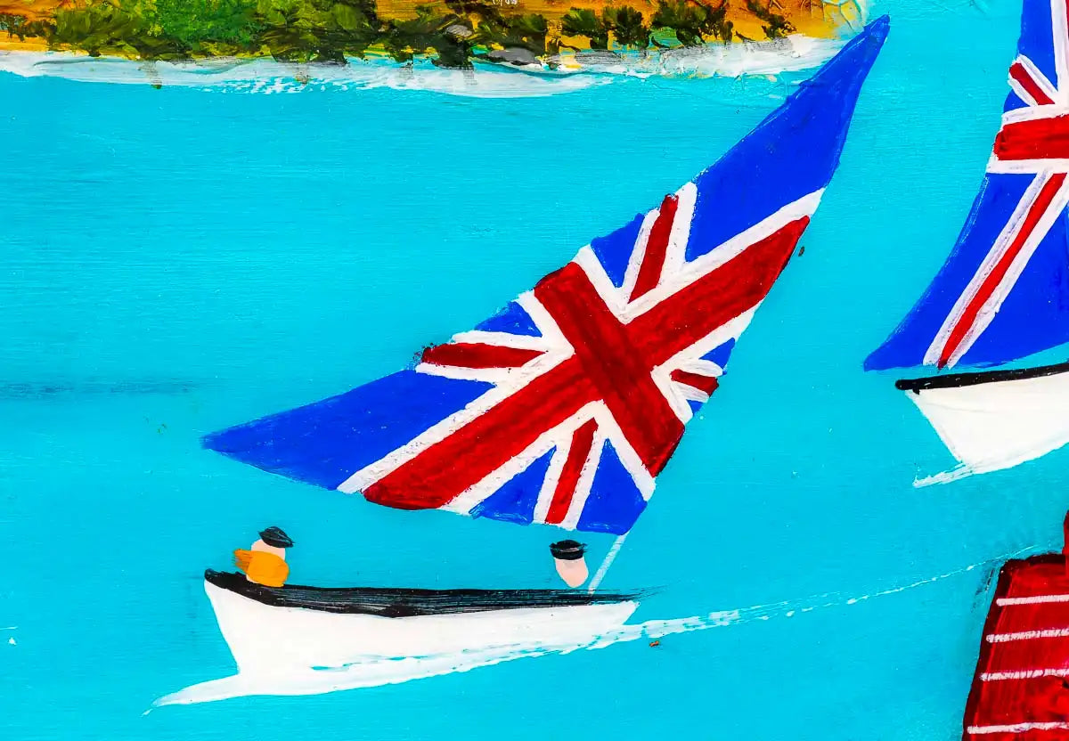 A Royal Regatta - Original - SOLD by artist Rozanne Bell - Wyecliffe Galleries