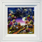 A Starry Sky - SOLD by artist Rozanne Bell - Wyecliffe Galleries