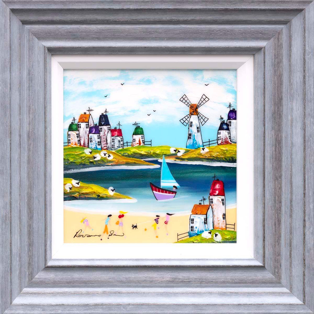 A Sunny Day Out - Original - SOLD by artist Rozanne Bell - Wyecliffe Galleries