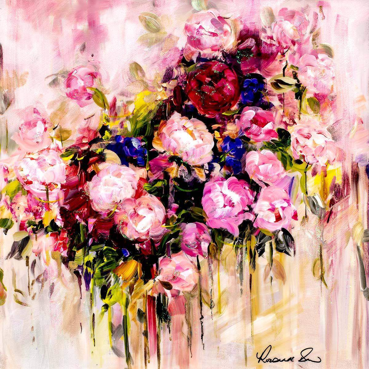 A Touch of Purple - Original - SOLD by artist Rozanne Bell - Wyecliffe Galleries