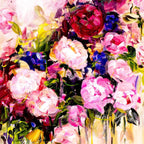 A Touch of Purple - Original - SOLD by artist Rozanne Bell - Wyecliffe Galleries