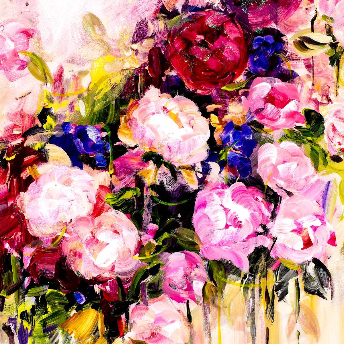 A Touch of Purple - Original - SOLD by artist Rozanne Bell - Wyecliffe Galleries