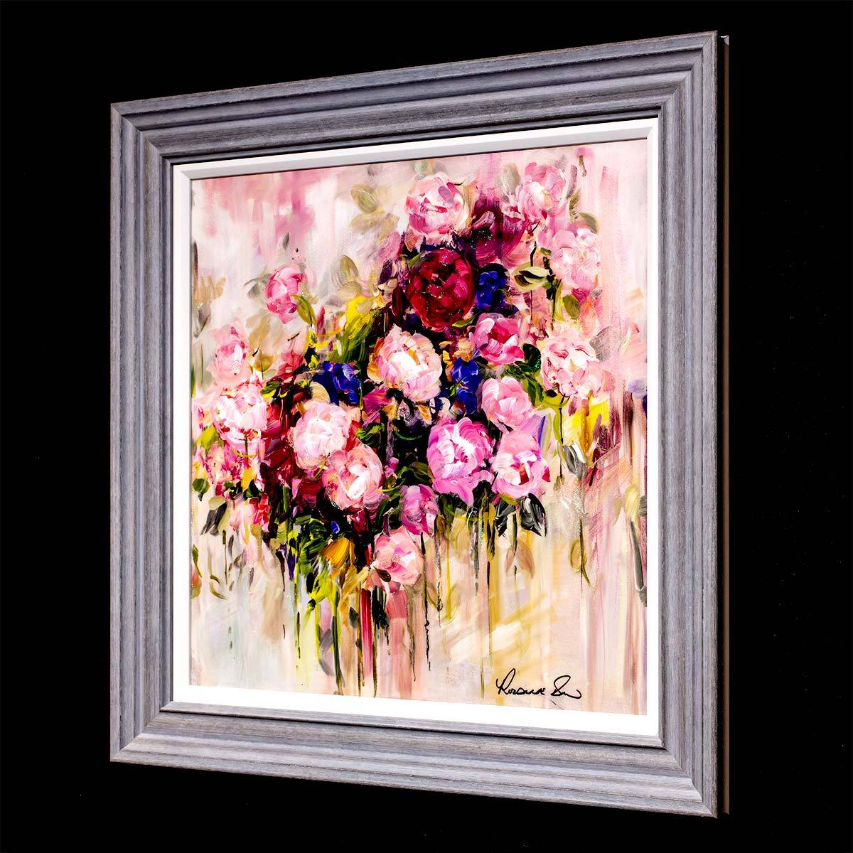 A Touch of Purple - Original Rozanne Bell Framed