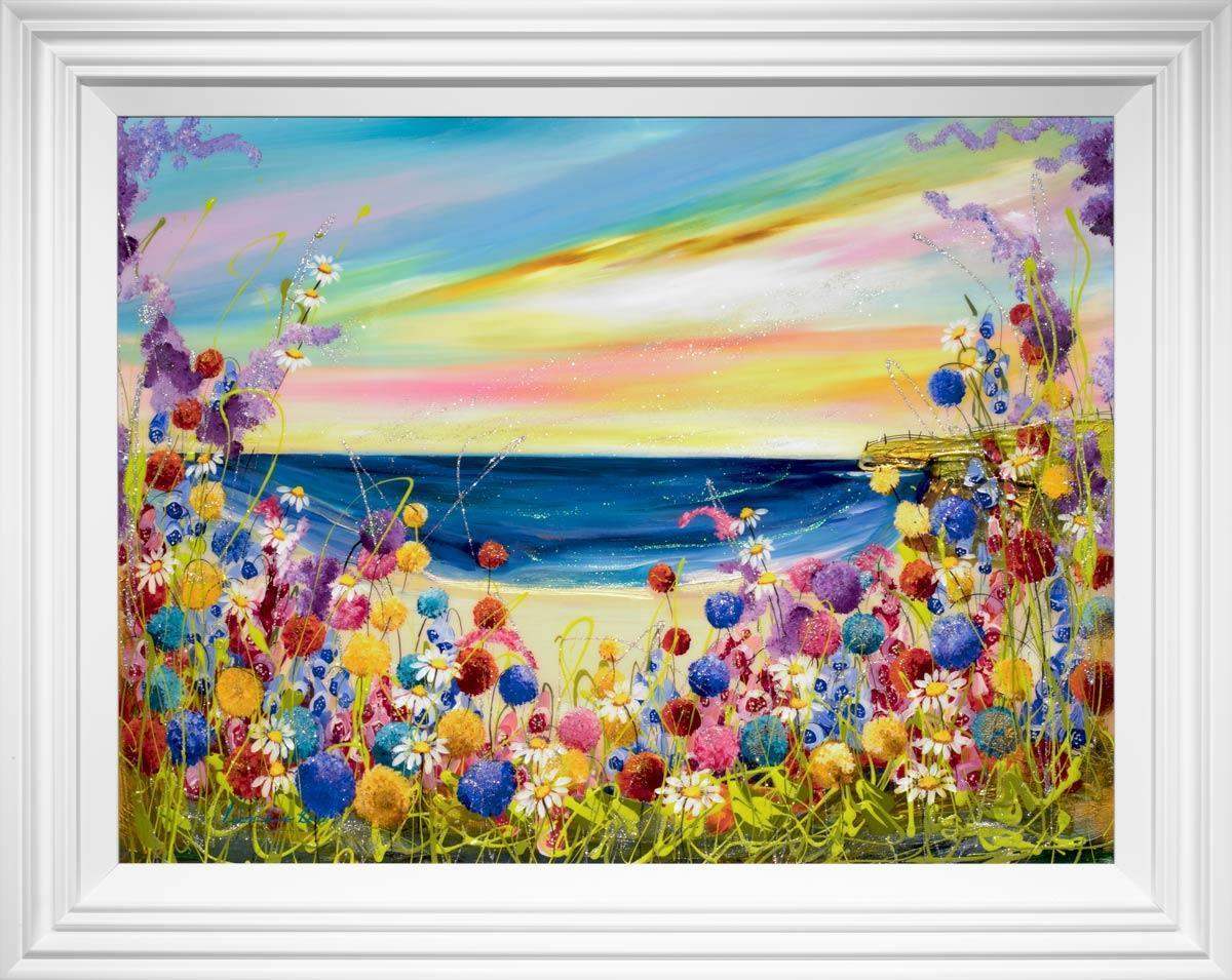 A View From The Dunes - SOLD by artist Rozanne Bell - Wyecliffe Galleries