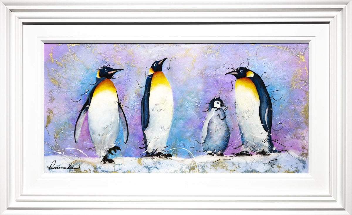 A Waddle - Original - SOLD by artist Rozanne Bell - Wyecliffe Galleries
