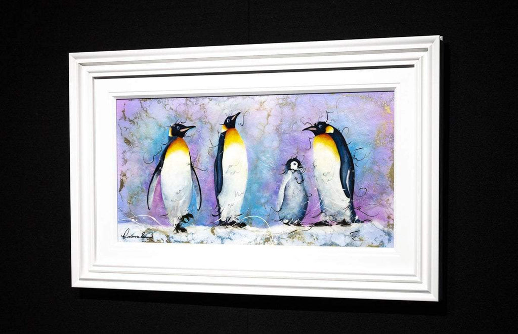 A Waddle - Original - SOLD by artist Rozanne Bell - Wyecliffe Galleries