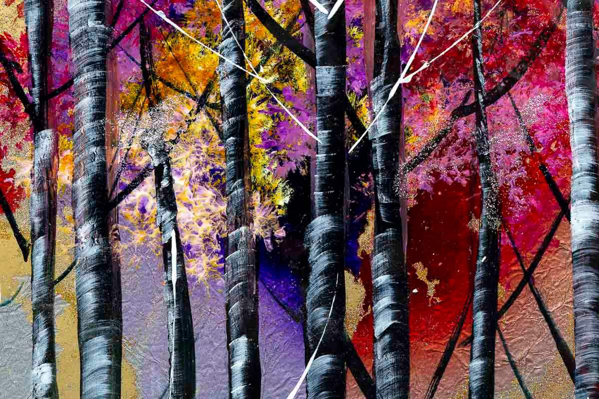 A Woodland Fantasy - Original - SOLD by artist Rozanne Bell - Wyecliffe Galleries